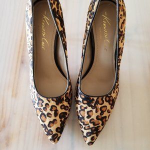 Kenneth Cole Leopard  pointed-toe Pumps, size 8